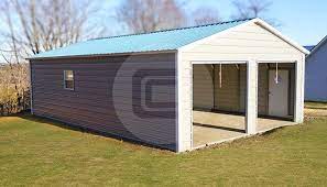 Check spelling or type a new query. 24x50 Prefab Metal Garage Prefabricated Garage For Two Cars