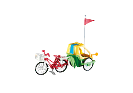 Bike W Child S Trailer 6388 Playmobil Usa