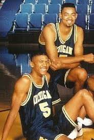 The former fab five star led the wolverines to wins. Jalen Rose And Juwan Howard Michigan Sports Michigan Wolverines Football Basketball Legends