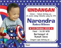 Surat undangan ulang tahun adalah salah satu jenis surat informal yang digunakan untuk memberikan. Desain Undangan Ulang Tahun Anak Laki Laki Kumpulan Materi Pelajaran Dan Contoh Soal 1