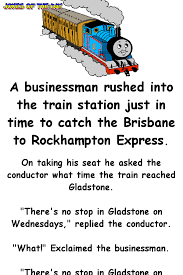 The Conductor Comes Up With An Unusual Plan Fun Quotes Funny Jokes English Stories For Kids