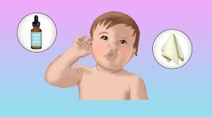 When you bathe your baby, be careful that you don't direct water into their ear. How To Clean Baby Ears