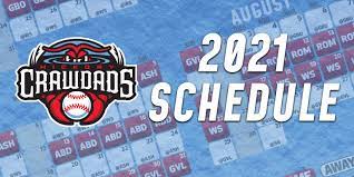 Hickory Crawdads Schedule 2022 Hickory Crawdads 2021 Schedule Release | Crawdads