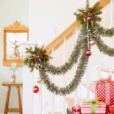 43 Festive Diy Christmas Garland Ideas Christmas Stairs Decorations Christmas Banister Christmas Stairs
