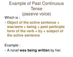 Pada pelajaran bahasa inggris ada banyak jenis kalimat yang menerangkan waktu, diantaranya yang akan kita bahas ini. Past Continuous Tense Active Passive Examples Siswapelajar Com