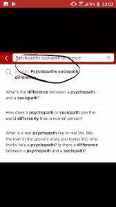 Difference Of Sociopath And Psychopath