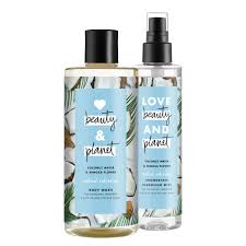 Love Beauty And Planet Body Wash And Cleansing Mist Coconut Water Mimosa Flower 2 Count Walmart Com Body Wash Coconut Body Wash Best Smelling Body Wash