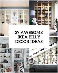 37 Awesome Ikea Billy Bookcases Ideas For Your Home Ikea Built In Ikea Furniture Hacks Ikea Billy Bookcase