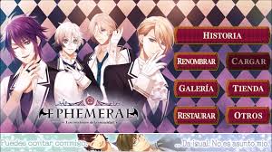Bueno todos los otomes de acá son para celular les dejare la edad recomendada para jugarlos y también están muy recomendados(por mi) y también dejare su descripción(son sacadas de los juegos), pónganse a. Hackear Ephemeral Espanol Otome Game 100 Real Youtube