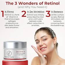 Buy Donna Forte Retinol Face Moisturiser Gel Cream for Smooth Textured Skin  (Non-Greasy)