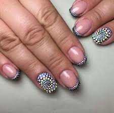 Gemusterte Nagellackmodelle Gemustert Nach Dem Muster Nagel Gel Farben Nail Designs Nail Art Designs Nail Art