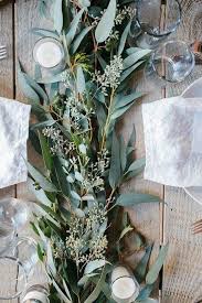 Australian Christmas Table Setting Linen Napkins Gum Leaf Runner Plain White Candles Table Runners Wedding Tuscany Wedding Theme Wedding Flowers