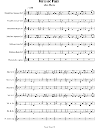 Print And Download In Pdf Or Midi Jurassic Park Main Theme For Metalophones And Xilophones Orff Orff Teaching Music Orff Music