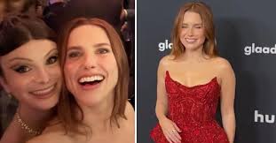 Actress Sophia Bush declareth “queer values are American values” at the  2025 GLAAD Media Awards.