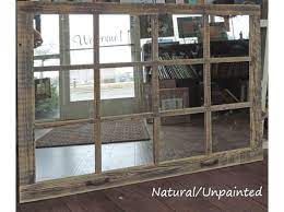 Many of them were well priced at $10 a piece. Extra Large Farmhouse Window Pane Mirror 46x36 Etsy