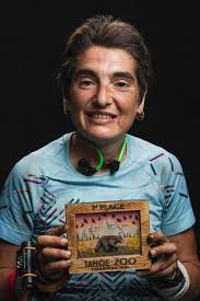 The winner of the 2023 Tahoe 200 is Claire Bannwarth from France, in a  blistering time of 62 hours, 24 minutes, and 42 seconds. She's the first  woman to win Tahoe 200