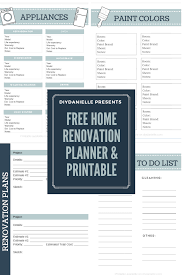 Planning helps in getting organized and determine the type of task to start with, materials and any other usable items needed for renovation. Planning Renovations On A Budget Free Printable Renovation Planner Design Your Dream House Home Renovation