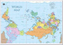 Explore the top things to see in new zealand. New Zealand World Map Upside Down Vincegray2014
