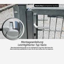 Ich möchte gerne ein türgegensprechanlage mit elektrischem türöffner in unser gartentor einbauen. Montageanleitungen Fur Den Selbstaufabau Von Zaunen Wie Doppelstabmattenzaun Oder Maschendrahtzaun Bauanleitungen Verstandlich Geschrieben