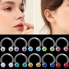 Conch 2025 horseshoe piercing