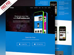 Sublime is one of the best free html5 landing page template you can download for free and use it straightaway. Freebie One Page App Landing Free Psd Template Free Psd Ui Download