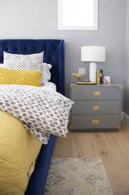 Pin By Caitlyn On New Bedroom Ideas Blue Bedroom Decor Grey And Gold Bedroom Yellow Master Bedroom