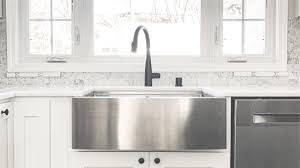 Butler faucets provide separate, cold drinking water and are a great fit at a second sink or right next to your kitchen faucet. How To Decide Between Black Or Stainless For Your Faucet Trubuild Construction
