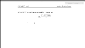 Soal Dan Pembahasan Simak Ui 2016 Ilmusosial Id