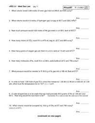 Charles law worksheet new ideal gas law document template ideas from ideal gas law worksheet, source:trafficrelief.org. Ideal Gas Law Lesson Plans Worksheets Lesson Planet