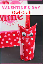 These owl homemade valentines cards are so cute! Toilet Paper Roll Owl Valentine S Day Craft For Kids