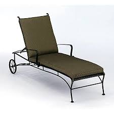 The removable baskets can be securely supported in the metal frame or suspended for easy access. Amazon Com Patio Chaise Lounge Wheels And Reclining Backrest Bradford Old World Castille Black Garden Outdoor