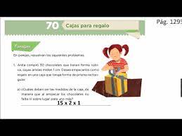 Desafíos matemáticos sexto grado de primaria. Desafio 70 Sep 6Âº Grado Pag 129 Youtube