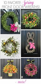 Favorite Spring Wreaths 10 Spring Door Wreaths You Ll Love Spring Front Door Wreaths Spring Door Wreaths Spring Wreath