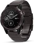 fenix 5 Plus Sapphire 47mm GPS Watch with TOPO Mapping - DLC Titanium Garmin