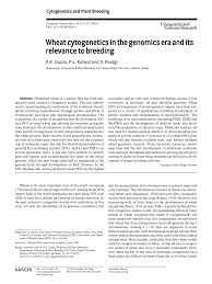 Molecular biology of the cell 5th. Pdf Wheat Cytogenetics In The Genomics Era And Its Relevance To Breeding