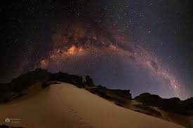 مجرة درب التبانة من طاسيلي هقار تمنراست Natural Landmarks Earth From Space Landmarks