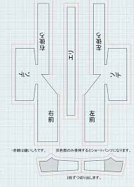 yukata jpg 地球座日記 浴衣 型紙 オビツ11 型紙 人形用ドレスの型紙