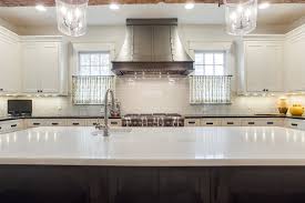 All quartz stone that looks like calacatta and carrara marble. Calacatta Nuvo Caesarstone Quartz Kitchen Island Countertop Birmingham Alabama2 Surface One