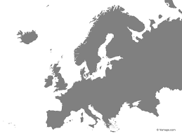 A collection of geography pages, printouts, and activities for students. Grey Map Of Europe With Countries Free Vector Maps