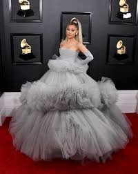 Be it for her iconic music album looks, red carpets or award shows, the singer has won it all with her incredible fashion moments and just like the other. Ariana Grande Wears A Giambattista Valli Cinderella Gown To Grammys