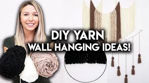 Diy home decor ideas wall hanging. Diy Room Decor Ideas Yarn Wall Hanging Home Decor Ideas