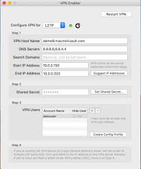 The ip address is four sets of digits separated by periods, with up to three digits per set. Configuring A Vpn Server In Macos Mojave Mac Mini Vault