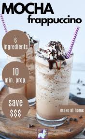 Homemade Mocha Frappuccino Recipe Recipe Frappuccino Recipe Mocha Frappuccino Starbucks Drinks Recipes