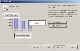 ms access 2003 create a graph ie chart report