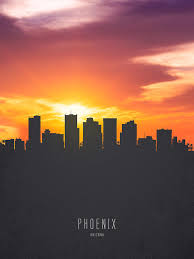 Check out our phoenix sunset selection for the very best in unique or custom, handmade pieces from our shops. Phoenix Arizona Sunset Skyline 01 Painting By Aged Pixel