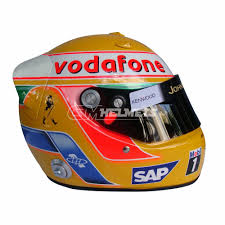 Under article 158 of the international sporting code the driver no1 lewis hamilton and the competitor vodafone mclaren mercedes are excluded from the race classification for the 2009 australian. Lewis Hamilton 2009 F1 Replica Helmet Full Size Cm Helmets