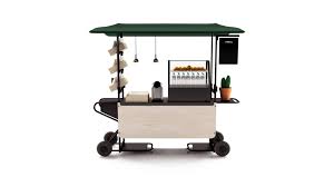 Chariot Stand Dinettes Kiosque Machine A Glace Glace Thailandaise
