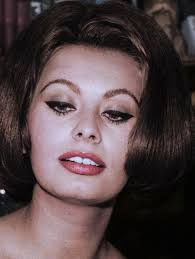 Sophia Loren Pouring Champagne in Glasses