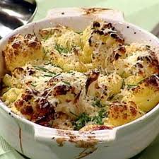 Emeril Lagasse S Oven Roasted Cauliflower With Garlic Olive Oil And Lemon Juice Recipe Lemon Juice Recipes Oven Roasted Cauliflower Food Network Recipes
