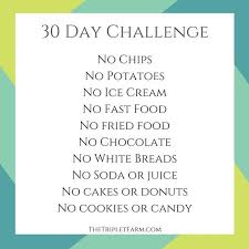 30 day challenge my weight loss journey